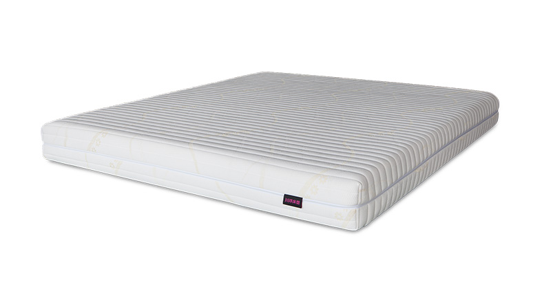 Matelas fendu à double boucle en latex de chanvre naturel 91005